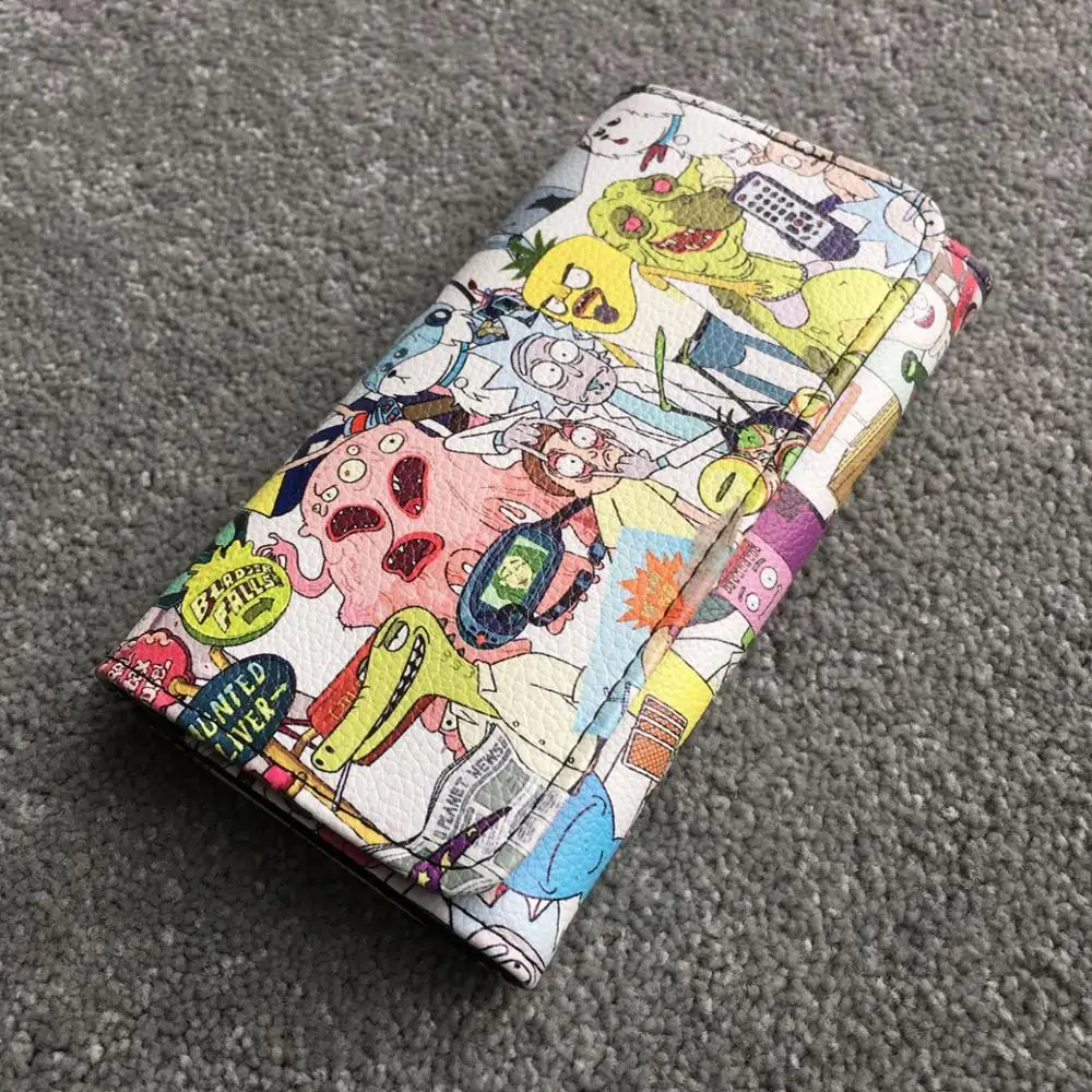 Cartoon Rick and Morty Wallet Long Purse Bags PU Leather Wallet Cards Holder Coin Pouch Bag Women Gift
Cartoon Rick and Morty Wallet Long Purse Bags PU Leather Wallet Cards Holder Coin Pouch Bag Women Gift