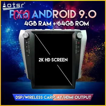 Car GPS Radio For Toyota Camry 2012-2015 PX6 Android 9.0 Tesla style Vertical screen Car GPS Navigation Player DSP CARPLAY
Car GPS Radio For Toyota Camry 2012-2015 PX6 Android 9.0 Tesla style Vertical screen Car GPS Navigation Player DSP CARPLAY