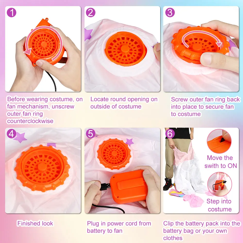 Pink Deluxe Unicorn Inflatable Costume Pink Deluxe Unicorn Inflatable Costume