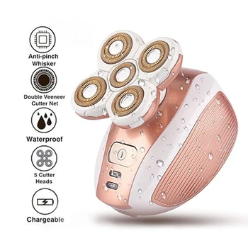 Painless Hair Remover Epilator Women Electric Shaver Five Head Razor Body Lges Hair Removal Beard Trimmer USB Charging Epilator
Painless Hair Remover Epilator Women Electric Shaver Five Head Razor Body Lges Hair Removal Beard Trimmer USB Charging Epilator