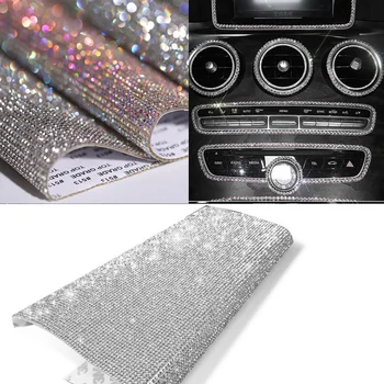 DIY Car Decoration Sticker Bling Crystal Rhinestone Car Stickers for License Plate Frame Emblem Door Handle Indoor Dashboard
DIY Car Decoration Sticker Bling Crystal Rhinestone Car Stickers for License Plate Frame Emblem Door Handle Indoor Dashboard