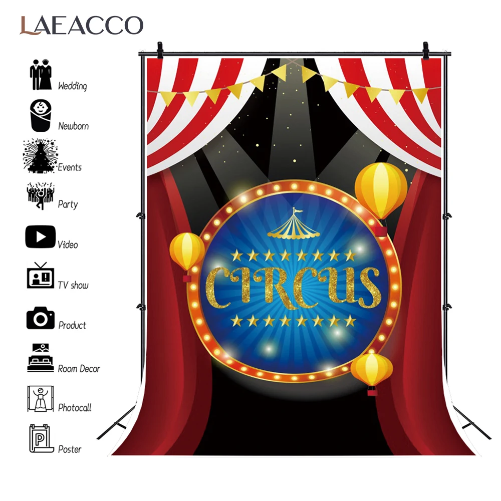 Laeacco Circus Stage Photography Background Flag Baby Birthday Portrait Custom Backdrop Photozone For Photo Studio Props
Laeacco Circus Stage Photography Background Flag Baby Birthday Portrait Custom Backdrop Photozone For Photo Studio Props