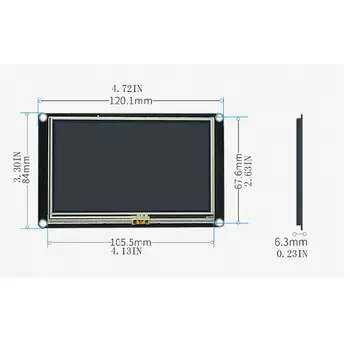 4.3" Nextion HMI Enhanced Resistance Touch Screen LCD Display USART Serial Port
4.3" Nextion HMI Enhanced Resistance Touch Screen LCD Display USART Serial Port