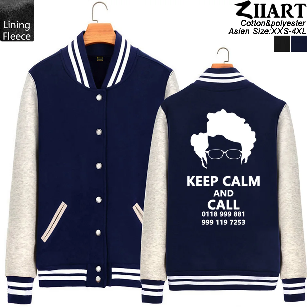 Moss The It Crowd FLIPPIN' AWESOME Keep Calm And Call Emergency Service Number Woman Girl Baseball jacket Zip Coat Fleece ZIIART
Moss The It Crowd FLIPPIN' AWESOME Keep Calm And Call Emergency Service Number Woman Girl Baseball jacket Zip Coat Fleece ZIIART