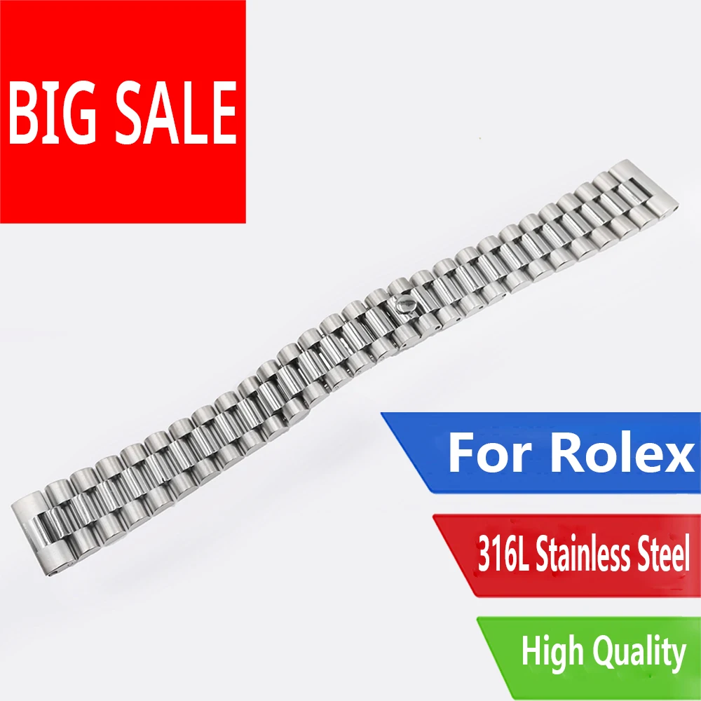 CARLYWET 20 22mm Black 316L Steel Solid Straight End Screw Links Replacement Wrist Watch Band Bracelet For Rolex President Seiko 
CARLYWET 20 22mm Black 316L Steel Solid Straight End Screw Links Replacement Wrist Watch Band Bracelet For Rolex President Seiko