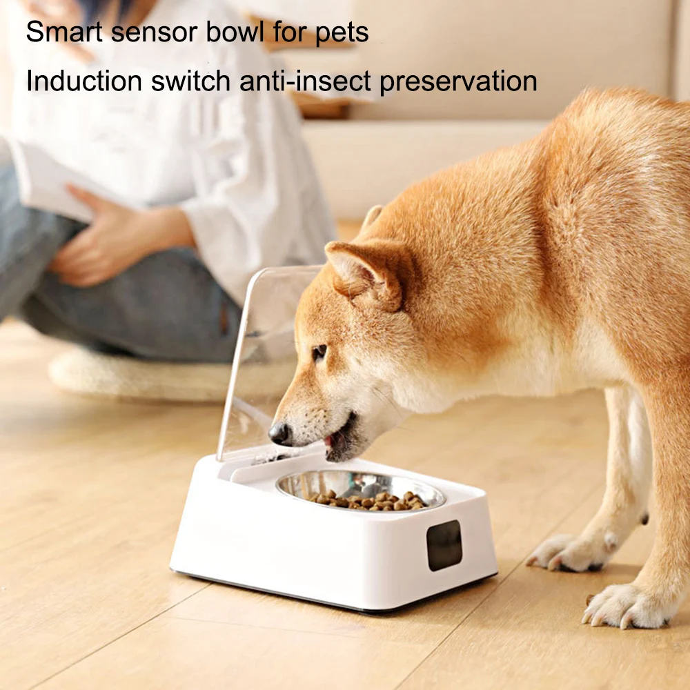 350ML Smart Dog Bowl Infrared Sensor Automatic Opening Cover Moisture-proof Mosquito-proof Odor-resistant Cat Food Pet Feeder 5
350ML Smart Dog Bowl Infrared Sensor Automatic Opening Cover Moisture-proof Mosquito-proof Odor-resistant Cat Food Pet Feeder 5
