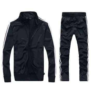 Waidx Mens Tracksuit Striped Solid Sets Sportswear Casual Sports Suit Spring Men Zipper Hoodie+Pants Training Suit
Waidx Mens Tracksuit Striped Solid Sets Sportswear Casual Sports Suit Spring Men Zipper Hoodie+Pants Training Suit