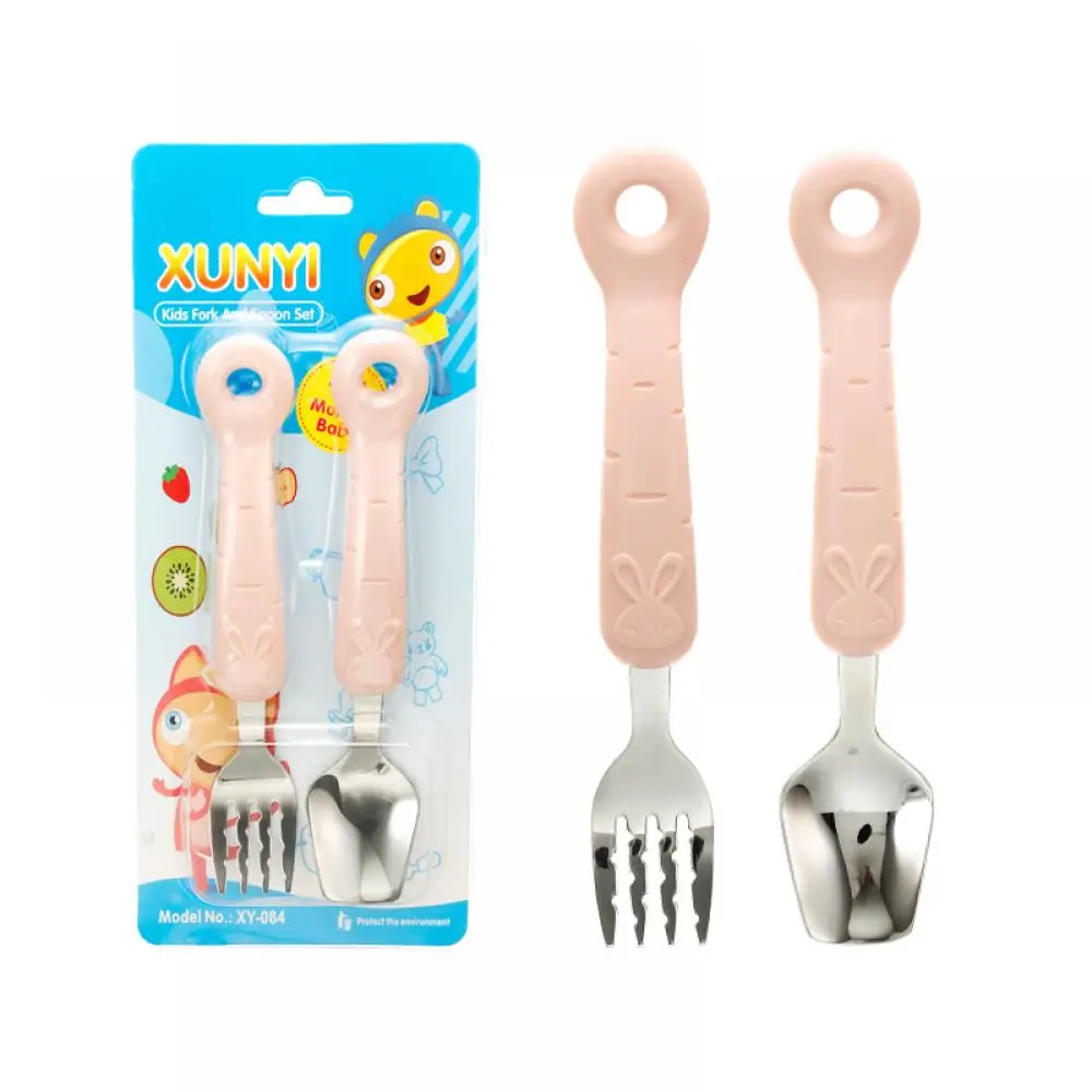 2Pcs/set Cartoon Animal Kids Cutlery Set Stainless Steel Spoon Fork for Baby Infant Feeding Tableware Baby Spoon Fork Sets
2Pcs/set Cartoon Animal Kids Cutlery Set Stainless Steel Spoon Fork for Baby Infant Feeding Tableware Baby Spoon Fork Sets