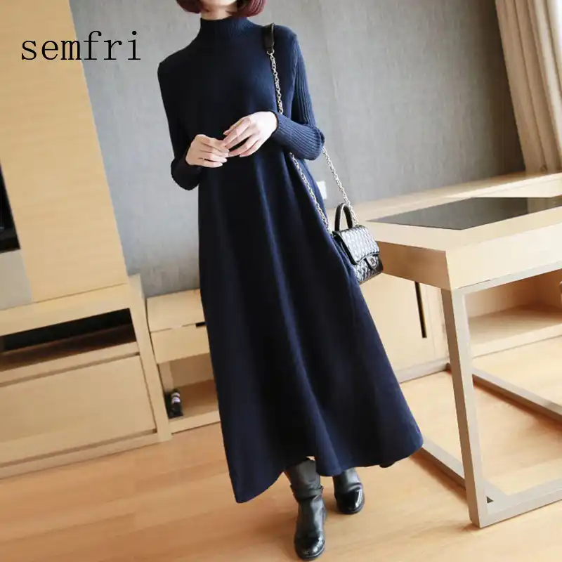 maxi sweater dresses for winter