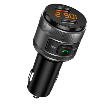 2 USB Ports Bluetooth FM Transmitter For Car FM Modulator Radio Music MP3 Player Fast Car Charger Wireless Handsfree Call
2 USB Ports Bluetooth FM Transmitter For Car FM Modulator Radio Music MP3 Player Fast Car Charger Wireless Handsfree Call