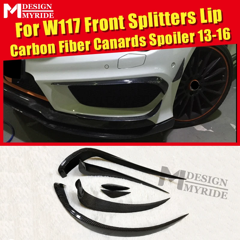 For Mercedes CLA W117 C117 X117 6pcs Front bumper canard lip kit Carbon Fiber CLA45 Style CLA180 CLA200 CLA250 Sports 2013-2016
For Mercedes CLA W117 C117 X117 6pcs Front bumper canard lip kit Carbon Fiber CLA45 Style CLA180 CLA200 CLA250 Sports 2013-2016