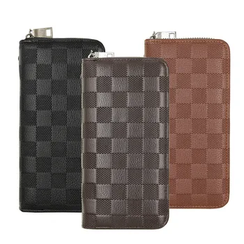 Men's Long Wallet Zipper Wallet Plaid Style Clutch Multi-Function Large Capacity Men's Long Pattern Purse
Men's Long Wallet Zipper Wallet Plaid Style Clutch Multi-Function Large Capacity Men's Long Pattern Purse