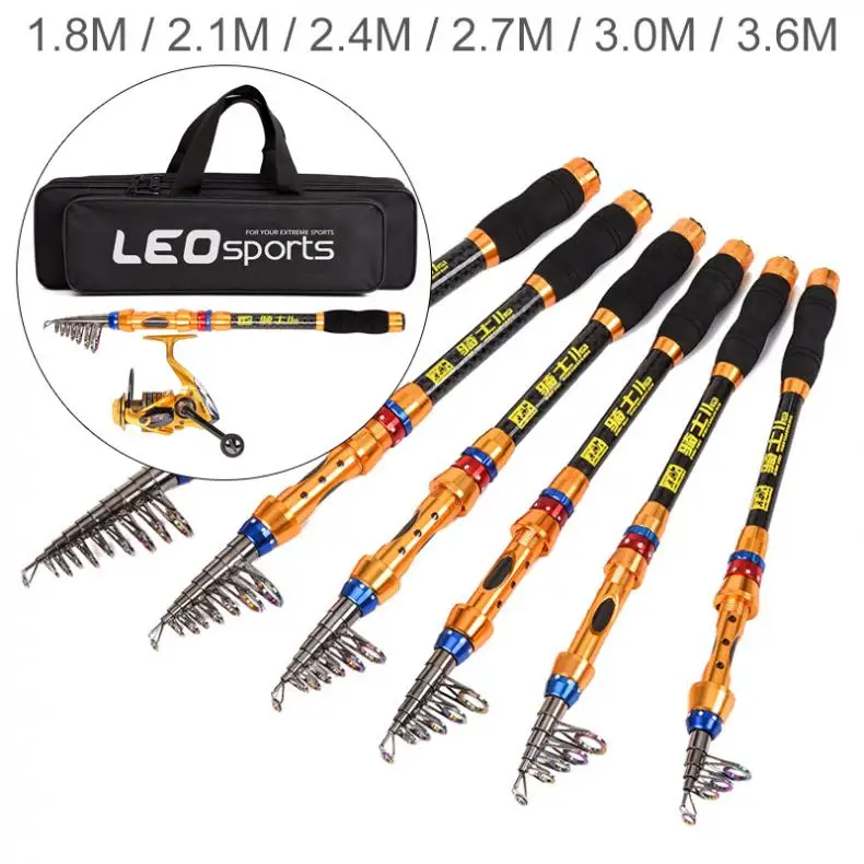 1.8m 2.1m 2.4m 2.7m 3.0m 3.6m Carbon Fiber Fishing Rod Kits 4000 Series Spinning Reel Fishing Bag Telescopic Casting Pole Set
1.8m 2.1m 2.4m 2.7m 3.0m 3.6m Carbon Fiber Fishing Rod Kits 4000 Series Spinning Reel Fishing Bag Telescopic Casting Pole Set