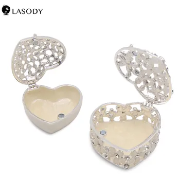 Crystal Heart Shape trinket Box Jewelry Storage Treasure Chest Organize Keepsake Gifts Box Case for Girl Women 
Crystal Heart Shape trinket Box Jewelry Storage Treasure Chest Organize Keepsake Gifts Box Case for Girl Women
