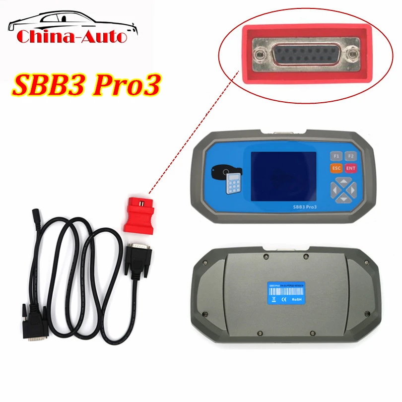Newest SBB3 Pro3 Key Programmer For Immobilizer/Odometer/ECU Reset Via OBD OBDII SBB Pro3 With Screen Auto Car Key Programmer
Newest SBB3 Pro3 Key Programmer For Immobilizer/Odometer/ECU Reset Via OBD OBDII SBB Pro3 With Screen Auto Car Key Programmer