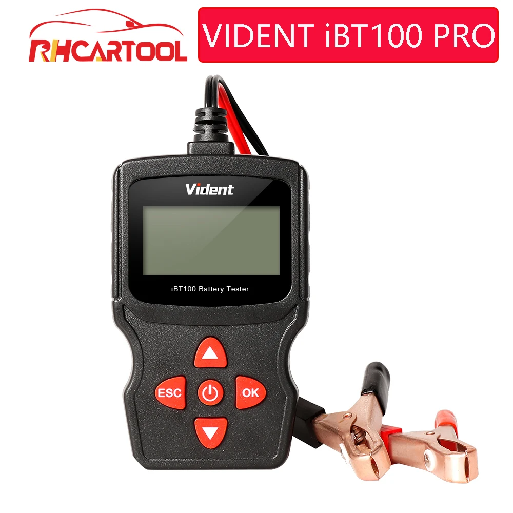 OBD2 BT100 PRO 6V 12V Car Battery Tester For Flooded AGM GEL Lead-Acid Batteries Digital Auto Analyzer Automotive Test Tool
OBD2 BT100 PRO 6V 12V Car Battery Tester For Flooded AGM GEL Lead-Acid Batteries Digital Auto Analyzer Automotive Test Tool