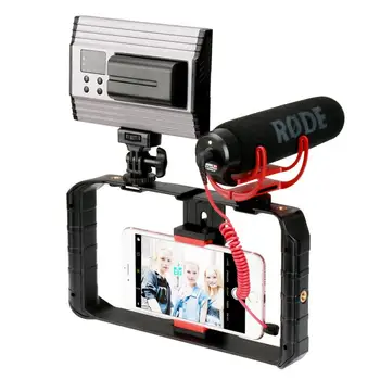 2020 New U-Rig Pro Smartphone Video Rig W 3 Shoe Mounts Filmmaking Case Handheld Phone Video Stabilizer Grip Tripod Mount Stand
2020 New U-Rig Pro Smartphone Video Rig W 3 Shoe Mounts Filmmaking Case Handheld Phone Video Stabilizer Grip Tripod Mount Stand