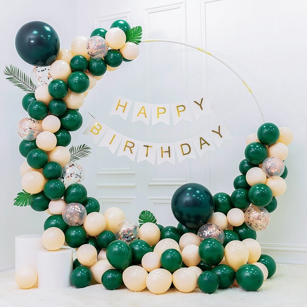 114pcs Green Latex Balloons Garland Arch Kit For Jungle Safari Theme Birthday Party Decorations Woodland Supplies
114pcs Green Latex Balloons Garland Arch Kit For Jungle Safari Theme Birthday Party Decorations Woodland Supplies