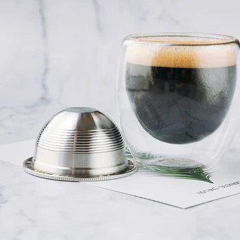 Stainless Steel Reusable Refillable Coffee Capsules For Nespresso &Vertuoline&Delonghi ENV135 Coffee Capsule Cup Scoop Brush Set
Stainless Steel Reusable Refillable Coffee Capsules For Nespresso &Vertuoline&Delonghi ENV135 Coffee Capsule Cup Scoop Brush Set