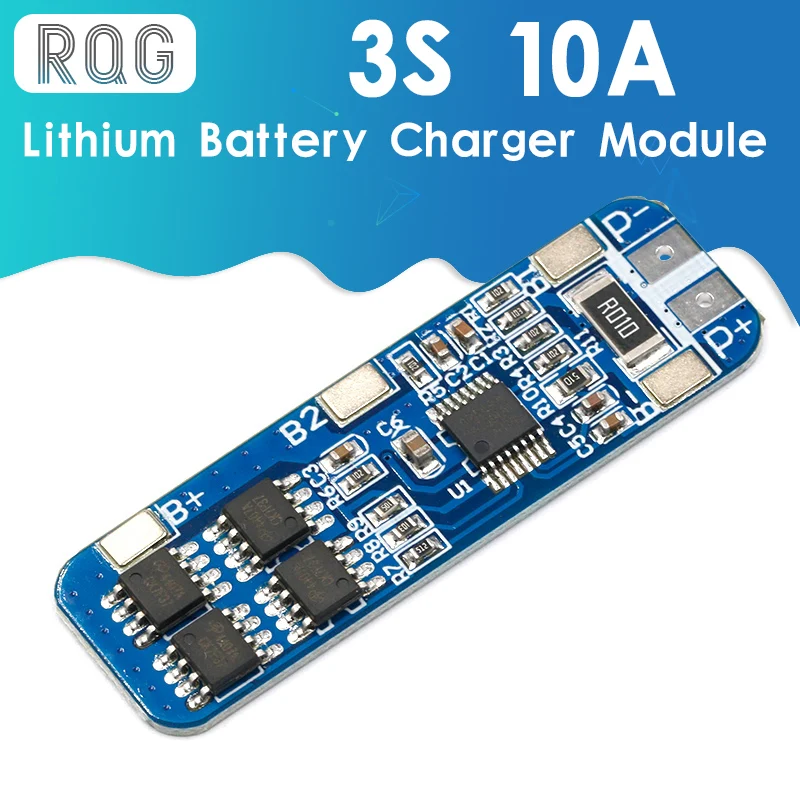 3S 12V 18650 10A BMS зарядное устройство литий-ионная литиевая батарея Защитная плата 10 8 V