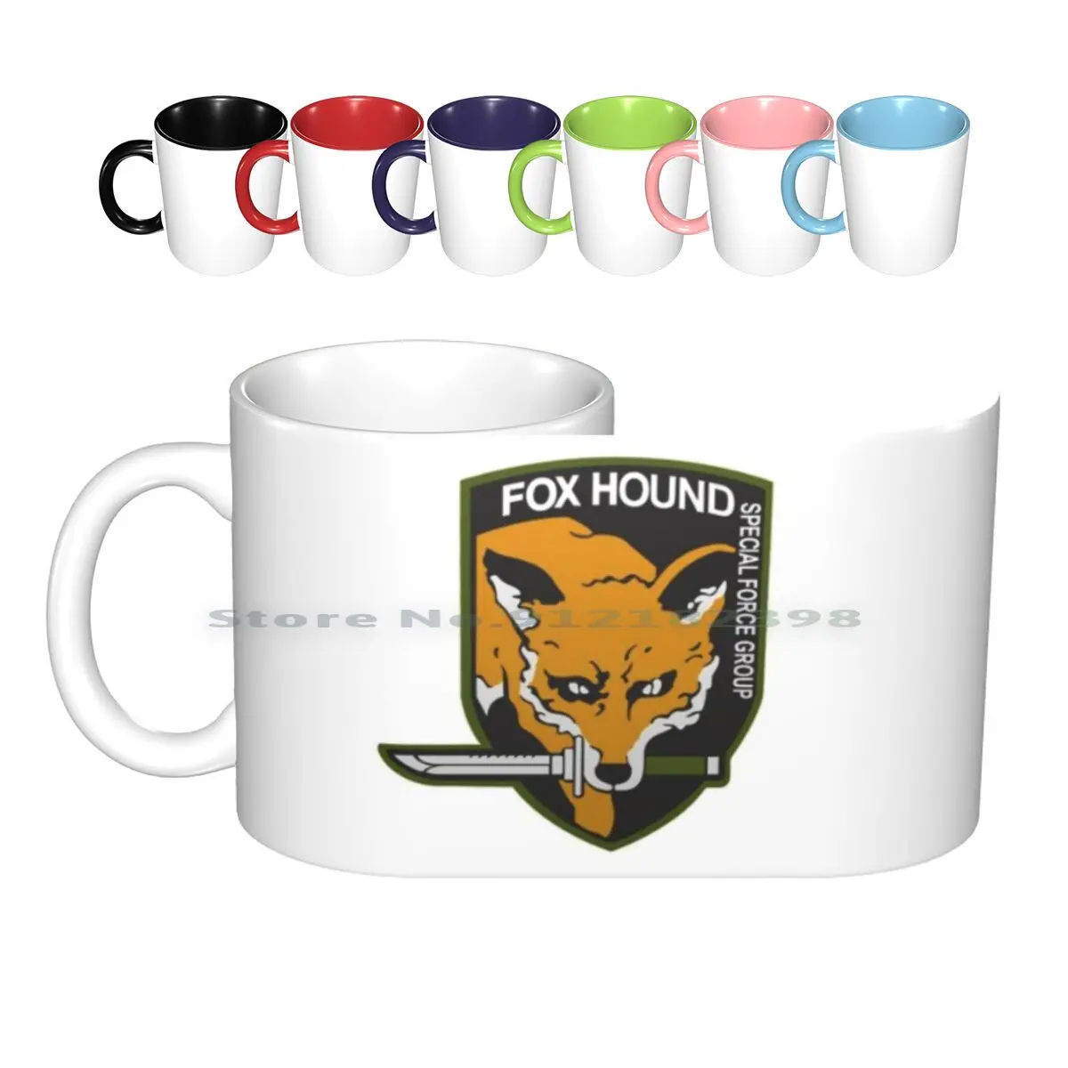 Керамические кружки Fox Hound Special Force Group кофейные чашки Кружка для молока и чая