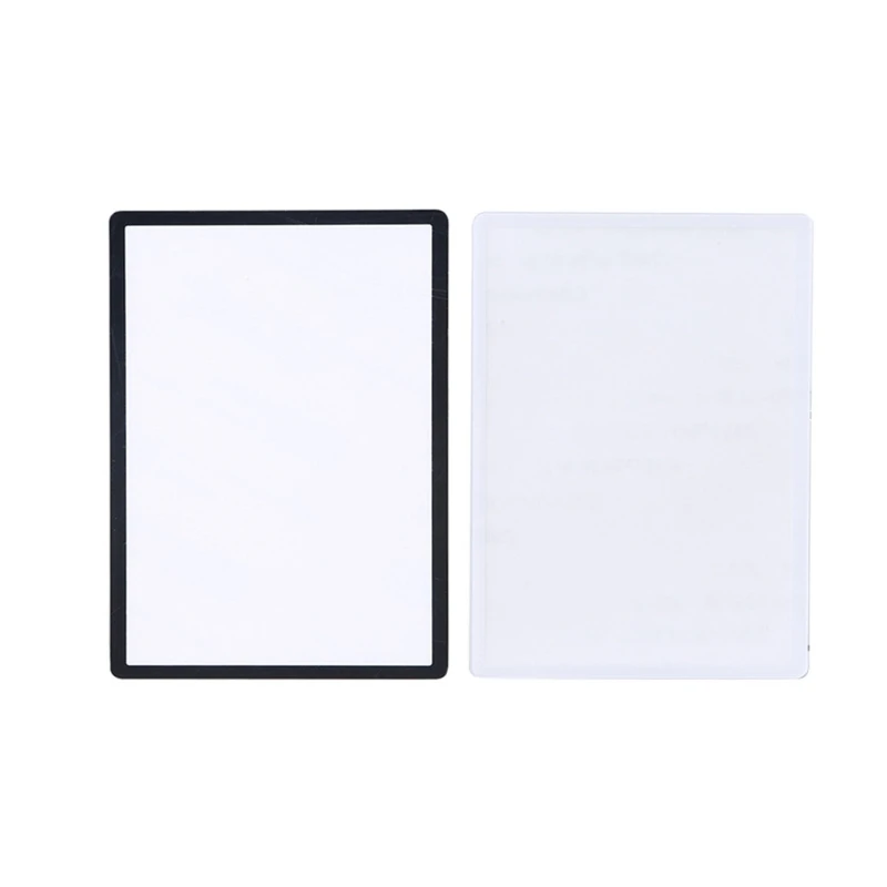 Фото 2021 New Black White Top Screen Frame Lens Cover LCD Protector Film For 3DS Console | Мобильные телефоны и аксессуары