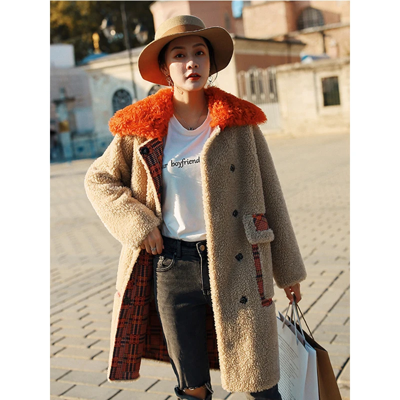 Winter Coat Women Real Fur Coat Female Natural Sheep Shearing Jacket Vintage Long Teddy Coats Warm Wool Overcoat Hiver 09031748
Winter Coat Women Real Fur Coat Female Natural Sheep Shearing Jacket Vintage Long Teddy Coats Warm Wool Overcoat Hiver 09031748
