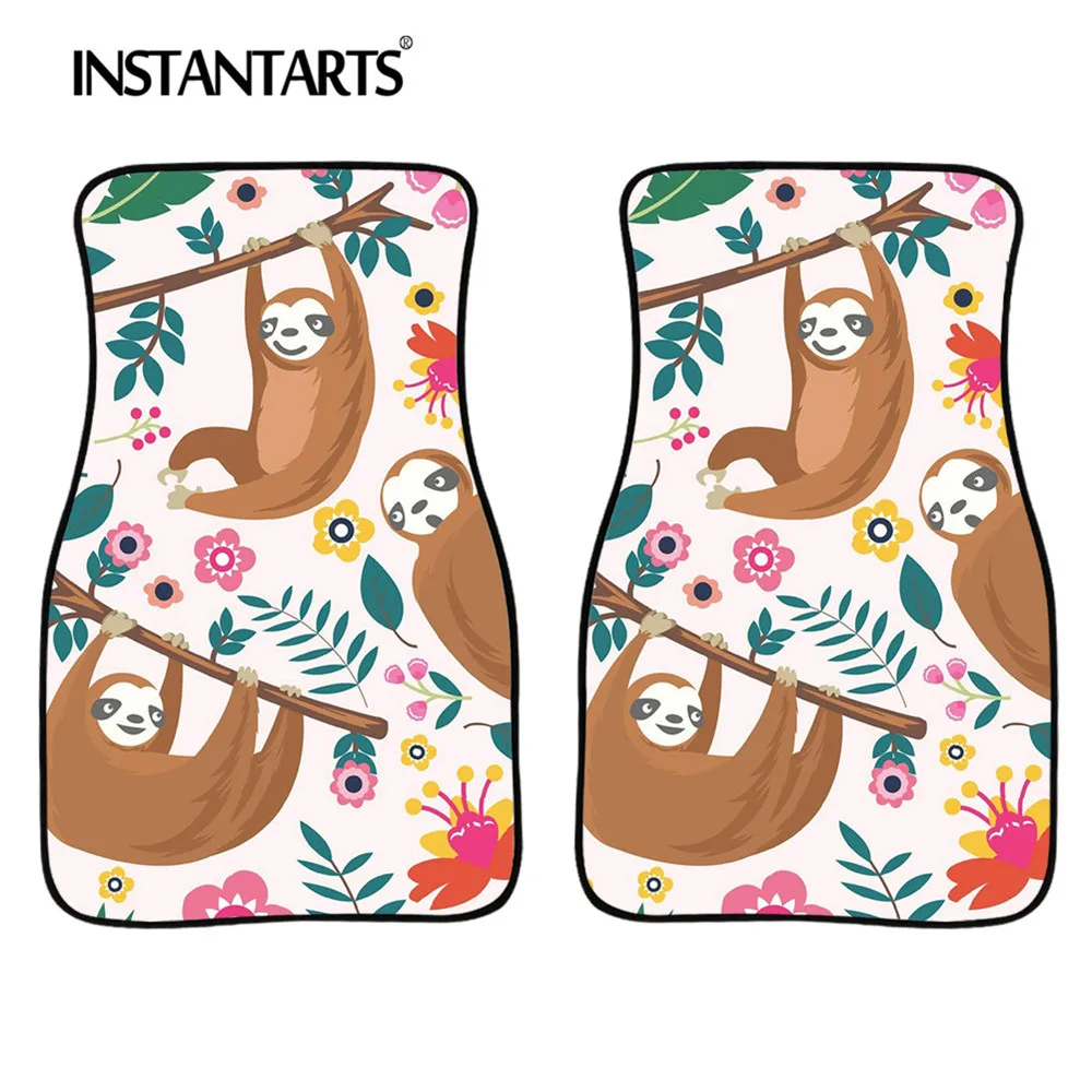 INSTANTARTS Cute Cartoon Sloth Pattern Floor Mats for Cars Auto Drive 2 pcs/Set Women's Kids Car Mats Carpet Soft Cars Mats 2020
INSTANTARTS Cute Cartoon Sloth Pattern Floor Mats for Cars Auto Drive 2 pcs/Set Women's Kids Car Mats Carpet Soft Cars Mats 2020
