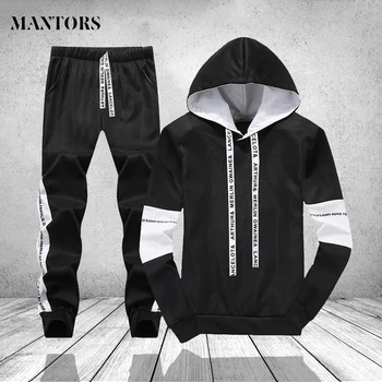 Men Set Tracksuit Casual Hip Hop Patchwork Hoodies Sweatpant Male 2Pc Sporting Suit Plus Size 4XL Sportswear Trainingspak Mannen
Men Set Tracksuit Casual Hip Hop Patchwork Hoodies Sweatpant Male 2Pc Sporting Suit Plus Size 4XL Sportswear Trainingspak Mannen