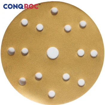 25 Pieces 150mm 6-inch Dry Wet Sanding Discs 15 Holes Yellow Sanding Paper Hook and Loop Sandpaper for Wood Car Metal Polishing
25 Pieces 150mm 6-inch Dry Wet Sanding Discs 15 Holes Yellow Sanding Paper Hook and Loop Sandpaper for Wood Car Metal Polishing