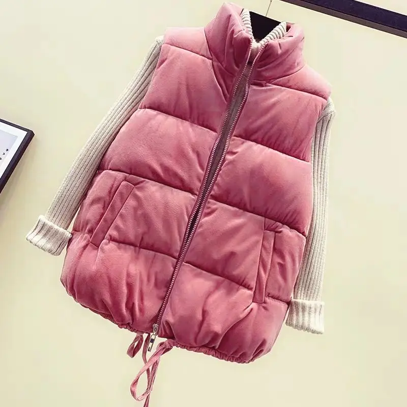 MUMUZI 2019 Women Vest Winter Cotton Vest Coat Women Solid Color XL Female Top Quality Vest Sleeveless Jackets Waistcoats
MUMUZI 2019 Women Vest Winter Cotton Vest Coat Women Solid Color XL Female Top Quality Vest Sleeveless Jackets Waistcoats