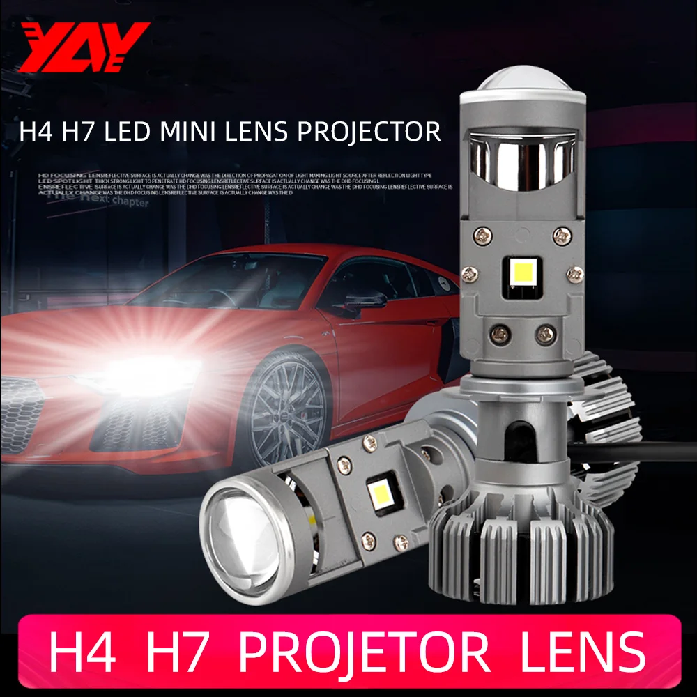 H4 H7 LED Bulb Mini Lens Projector Motorcycle/car LED Conversion Kit Automobiles Hi/Lo Beam LED Headlight Bulbs 12V White
H4 H7 LED Bulb Mini Lens Projector Motorcycle/car LED Conversion Kit Automobiles Hi/Lo Beam LED Headlight Bulbs 12V White