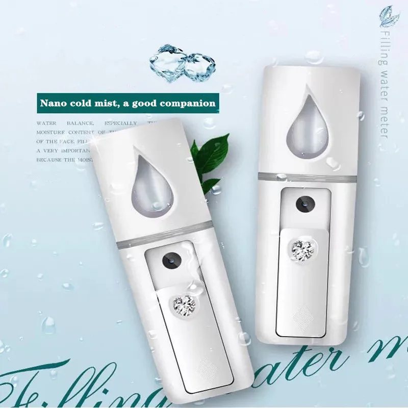 Portable Mini Mist Spray Humidifier Facial Moisturizing USB Rechargeable Beauty Instrument Face Sprayer with Colored Lights
Portable Mini Mist Spray Humidifier Facial Moisturizing USB Rechargeable Beauty Instrument Face Sprayer with Colored Lights