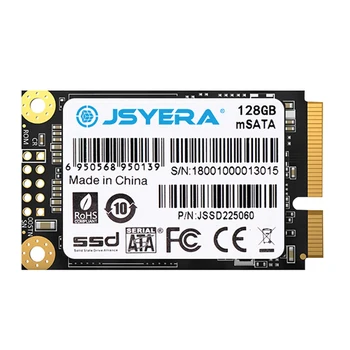 JSYERA Mini MSATA SSD 128GB Built-in Solid State Drive, Suitable for Desktop / Notebook / All-In-One / Ad Player
JSYERA Mini MSATA SSD 128GB Built-in Solid State Drive, Suitable for Desktop / Notebook / All-In-One / Ad Player