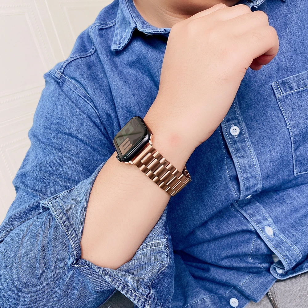 40mm 44mm SE7 6 5 4 Classic Stainless Steel Watch Strap for Apple Watch Band 42/38mm Link Steel Belt for iWatch 3 2 1 41mm 45mm
40mm 44mm SE7 6 5 4 Classic Stainless Steel Watch Strap for Apple Watch Band 42/38mm Link Steel Belt for iWatch 3 2 1 41mm 45mm