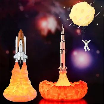 2020 New Dropship 3D Print Space Shuttle Lamp NIght Light For Space Fans Moon Lamp Rocket Lamp As Room Decoration
2020 New Dropship 3D Print Space Shuttle Lamp NIght Light For Space Fans Moon Lamp Rocket Lamp As Room Decoration