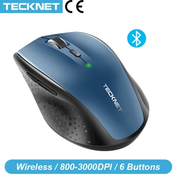 TeckNet Bluetooth Wireless Mouse BM308 Blue 3000DPI 2000DPI 1600DPI Ergonomic Mouse for Xiaomi Laptop PC Gaming mice 
TeckNet Bluetooth Wireless Mouse BM308 Blue 3000DPI 2000DPI 1600DPI Ergonomic Mouse for Xiaomi Laptop PC Gaming mice
