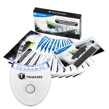Activated Bamboo Charcoal Teeth Whitening Strips with Dental Bleaching Accelerator Led Light Tooth Bleaching 
Activated Bamboo Charcoal Teeth Whitening Strips with Dental Bleaching Accelerator Led Light Tooth Bleaching