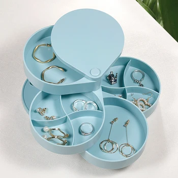 4 Layers Jewelry Storage Box Rotating Creative Multi-layer Earrings Display Rack Simple Necklace Plate Home Storage Organizatio
4 Layers Jewelry Storage Box Rotating Creative Multi-layer Earrings Display Rack Simple Necklace Plate Home Storage Organizatio