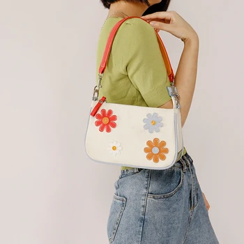 Lady Travel Simple Canvas PU Shoulder Shopping Bag Women Designer Handbag Shoulder Bag Women Daisy Flower Handbags
Lady Travel Simple Canvas PU Shoulder Shopping Bag Women Designer Handbag Shoulder Bag Women Daisy Flower Handbags