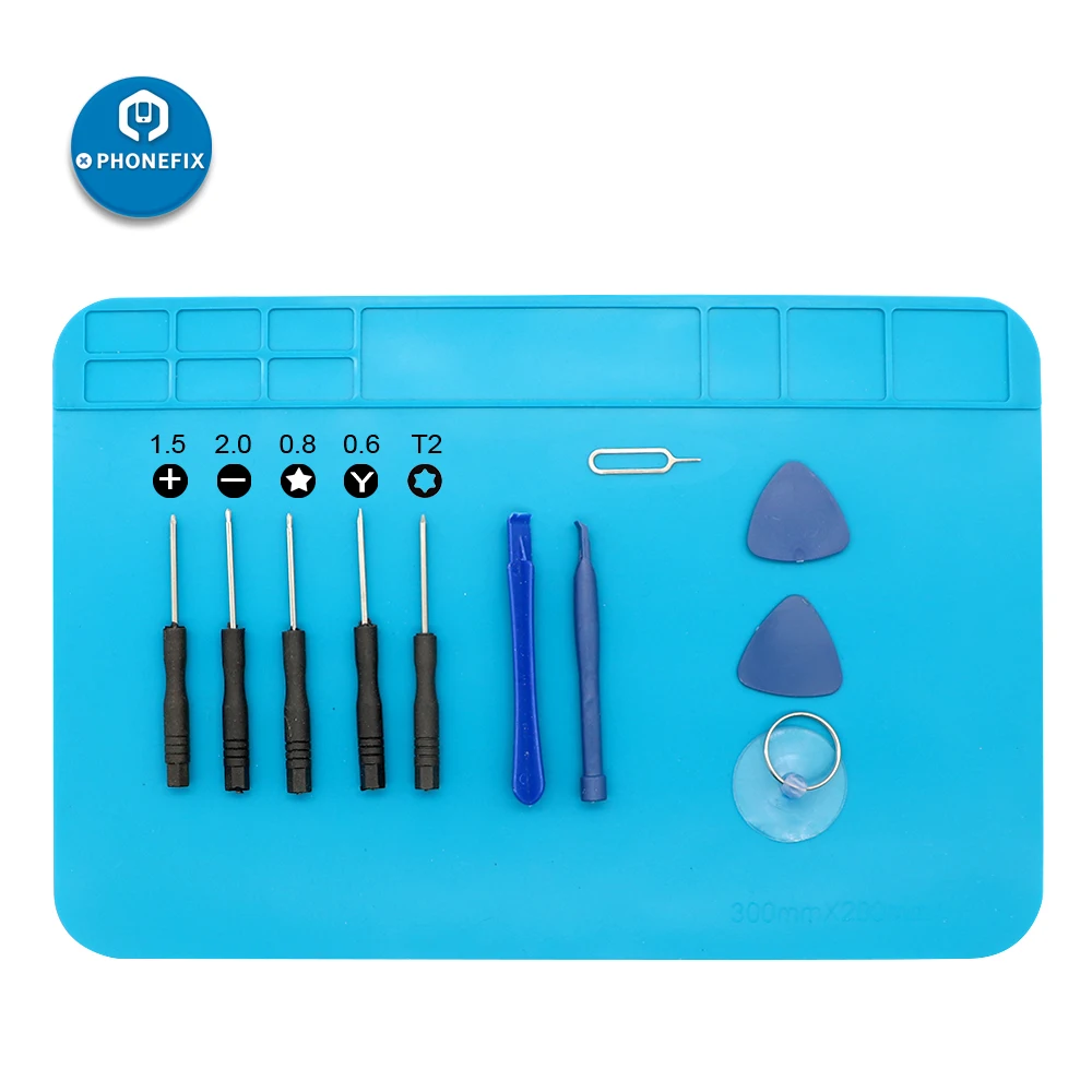 PHONEFIX 11 IN 1 Electronics Repair Tools Kit Phone Opening Pry Tool Kit for iPhone Samsung Huawei Xiaomi Phone Disassembly Kit
PHONEFIX 11 IN 1 Electronics Repair Tools Kit Phone Opening Pry Tool Kit for iPhone Samsung Huawei Xiaomi Phone Disassembly Kit