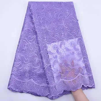 Purple Color African Lace Fabric 2020 High Quality Embroidery Tulle Lace For Nigerian Party Dress French Mesh Lace Fabric S1872 
Purple Color African Lace Fabric 2020 High Quality Embroidery Tulle Lace For Nigerian Party Dress French Mesh Lace Fabric S1872