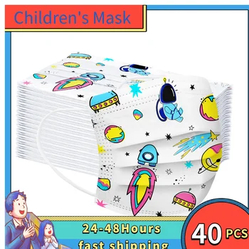 Fast Shipping 40PCS Children's mask Disposable Face Mask Industrial 3Ply Ear Loop Mask Pattern Cartoon Health Care Facemask Kid
Fast Shipping 40PCS Children's mask Disposable Face Mask Industrial 3Ply Ear Loop Mask Pattern Cartoon Health Care Facemask Kid