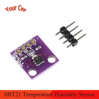 SHT21 Temperature Humidity Sensor Module GY-213V-SHT21 IIC For Arduino Ambient Smart Home Electronic DIY PCB Board 3V
SHT21 Temperature Humidity Sensor Module GY-213V-SHT21 IIC For Arduino Ambient Smart Home Electronic DIY PCB Board 3V