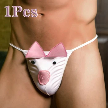 1/2Pcs Men's Cartoon Pig Briefs T-Back G-strings Breathable Underwear Underpants Men's Sexy Thong Underwear Cute Piggy
1/2Pcs Men's Cartoon Pig Briefs T-Back G-strings Breathable Underwear Underpants Men's Sexy Thong Underwear Cute Piggy