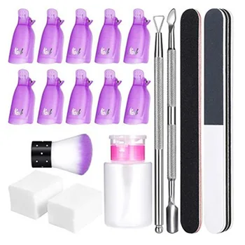 Pump Bottle Salon Wipes DIY File Cuticle Pusher Easy Clean Nail Polish Remover Tool Set Manual Practical Accessories Polishing
Pump Bottle Salon Wipes DIY File Cuticle Pusher Easy Clean Nail Polish Remover Tool Set Manual Practical Accessories Polishing
