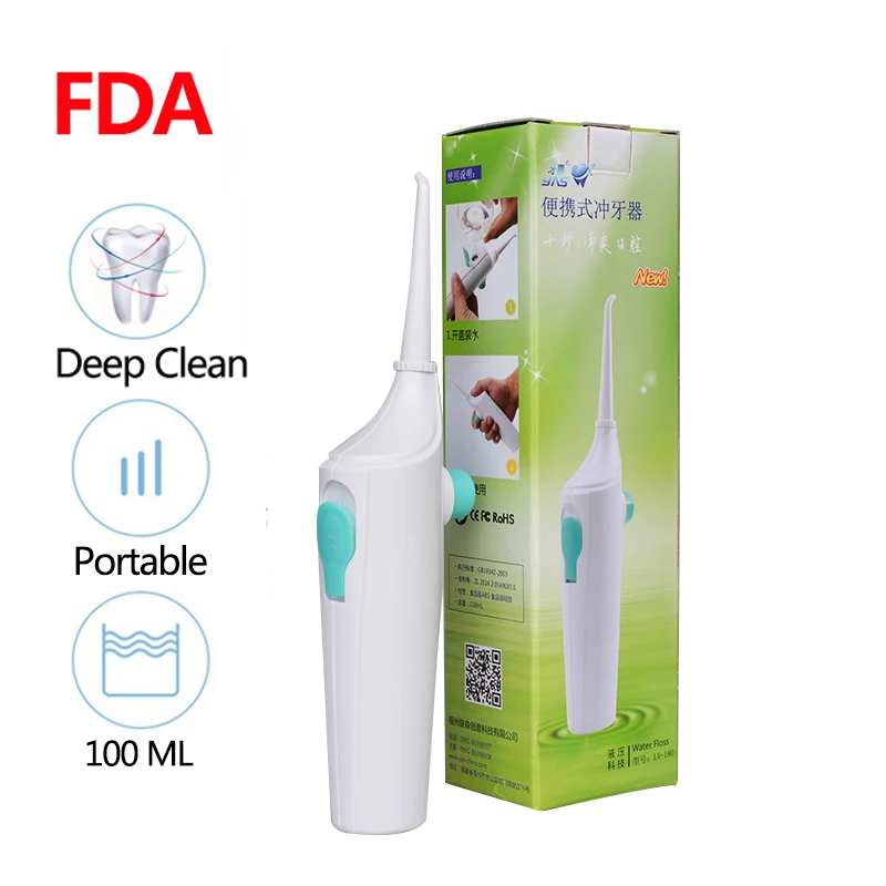 100ml Handle Oral Irrigator Water Dental Flosser Water Jet Toothpick Nasal Irrigator Waterpulse Teeth Cleaner Toothbrush Flosser
100ml Handle Oral Irrigator Water Dental Flosser Water Jet Toothpick Nasal Irrigator Waterpulse Teeth Cleaner Toothbrush Flosser