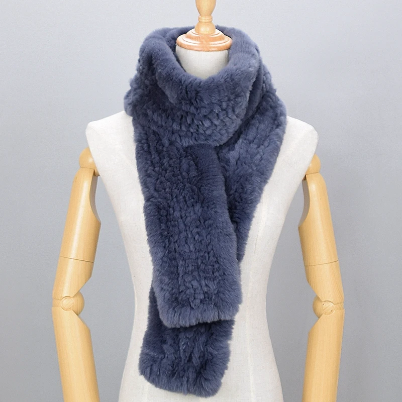 Hot Sale Knitted Real Natural Rex Rabbit Fur Scarf Female Winter Fashion Rex Rabbit Fur Scarves Women Warm Real Fur Neckerchief 
Hot Sale Knitted Real Natural Rex Rabbit Fur Scarf Female Winter Fashion Rex Rabbit Fur Scarves Women Warm Real Fur Neckerchief