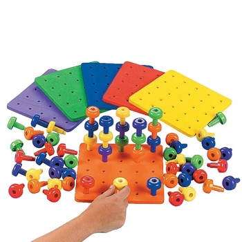 For Toddlers Kids Gift Home Developing Intelligence Insert Block Pegboard Toys Set Plastic Montessori Therapy Stacking Peg Baby
For Toddlers Kids Gift Home Developing Intelligence Insert Block Pegboard Toys Set Plastic Montessori Therapy Stacking Peg Baby