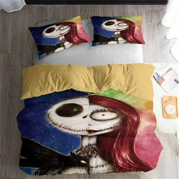 HELENGILI 3D Bedding Set Nightmare Before Christmas Print Duvet Cover Set Bedcloth with Pillowcase Bed Set Home Textiles #SDY15
HELENGILI 3D Bedding Set Nightmare Before Christmas Print Duvet Cover Set Bedcloth with Pillowcase Bed Set Home Textiles #SDY15